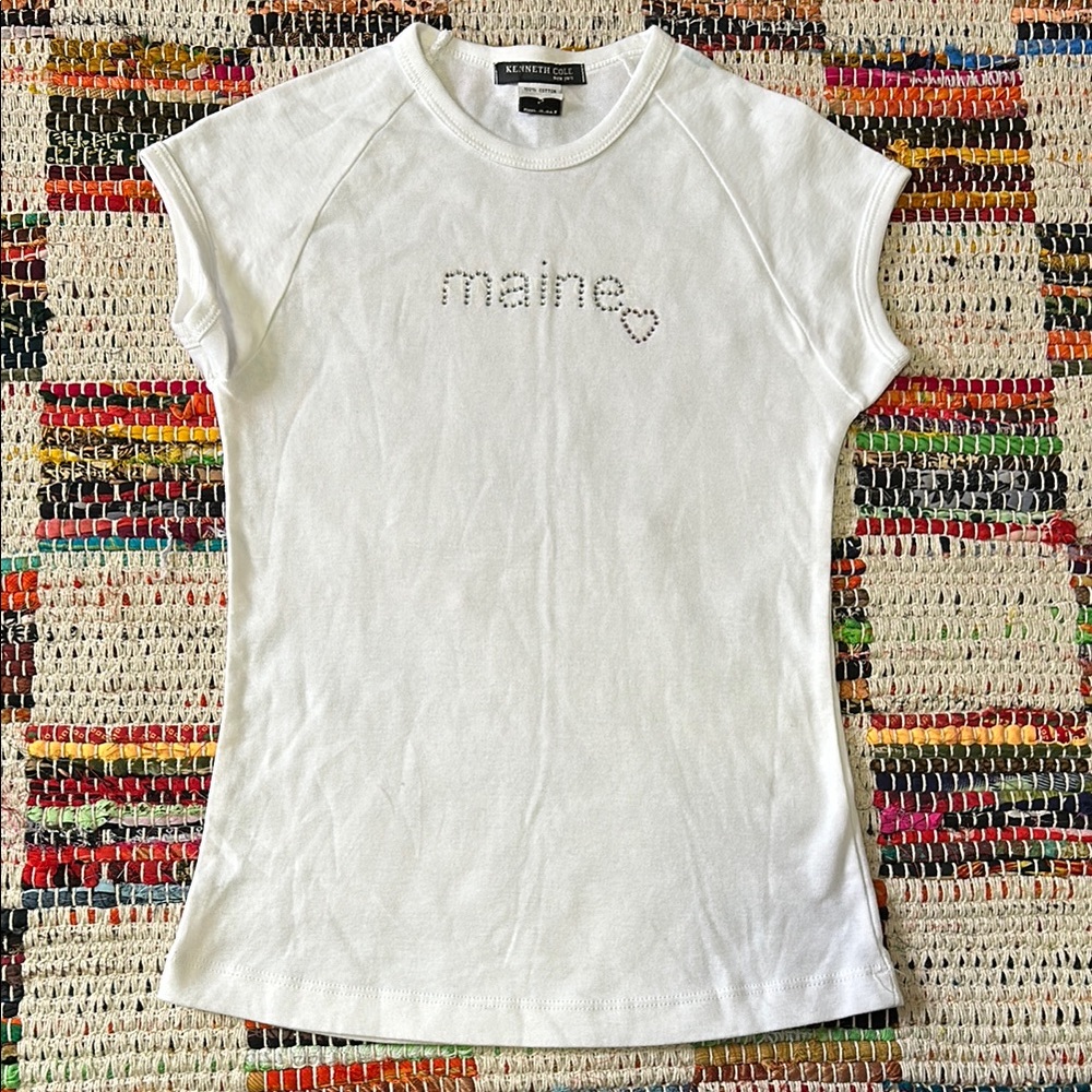 2000s “Maine” rhinestone T-shirt